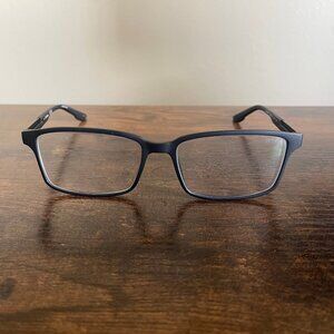 Columbia Cold Insert Matte Black Rectangular Eyeglass Frames Only 58-17-150 mm